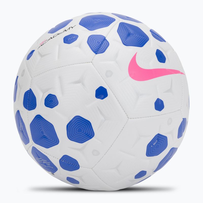 Football Nike Academy white/racer blue/pink blast size 5 2