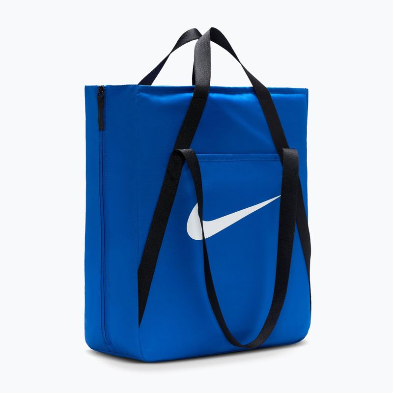 Women's training bag Nike Gym 28 l game royal/black/white 2