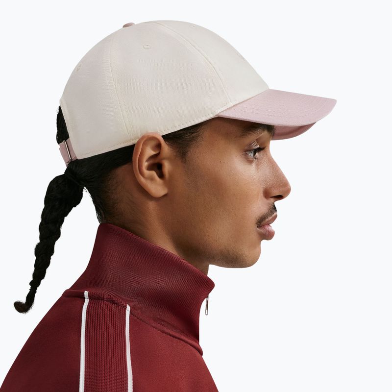 Baseball cap Nike Club Unstructured JDI sail/particle rose/particle rose 7