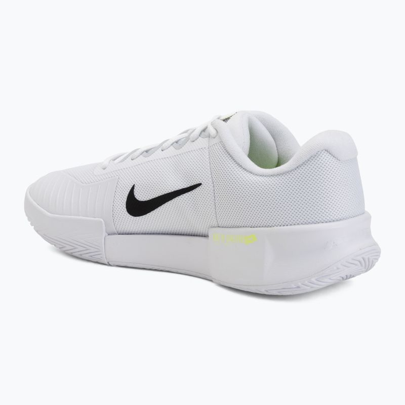 Men's tennis shoes Nike GP Challenge Pro white/pure platinum/volt/black 3