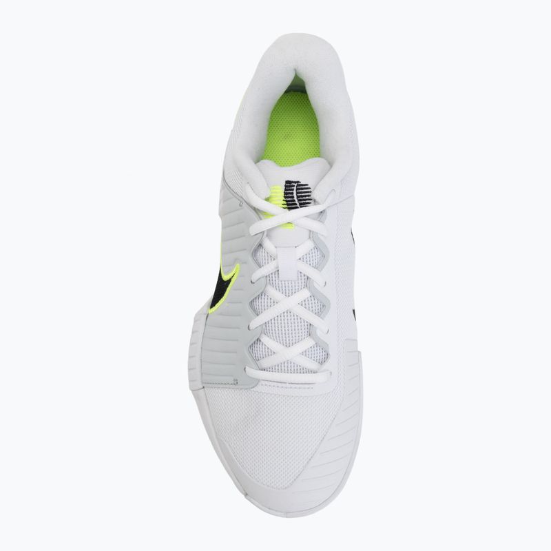 Men's tennis shoes Nike GP Challenge Pro white/pure platinum/volt/black 5