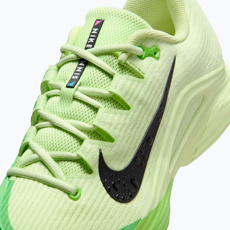 Men's tennis shoes Nike Vapor 12 light liquid lime/mean green/sapphire/black 15