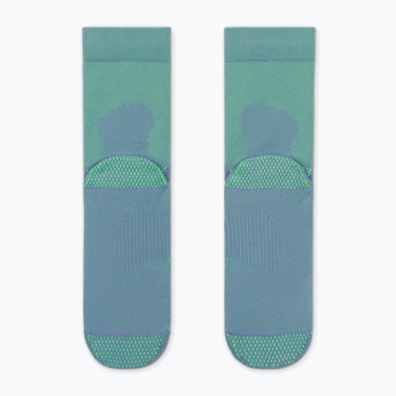 Socks Nike Running Lightweight Micro Crew iron purple/voltage green/voltage green 3