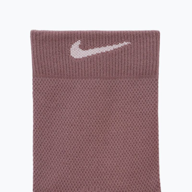 Socks Nike Running Midweight Micro Crew tattoo/particle rose/particle rose 4