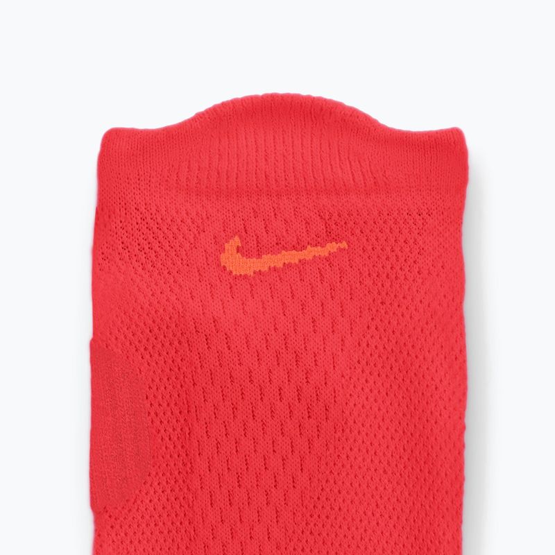 Socks Nike Running Midweight No-Show light crimson/turf orange/turf orange 4