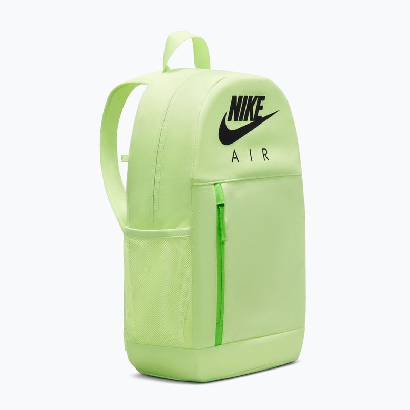 Children's backpack Nike Elemental 20 l light liquid lime/mean green/black 2