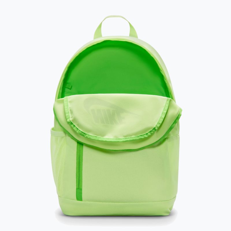 Children's backpack Nike Elemental 20 l light liquid lime/mean green/black 4