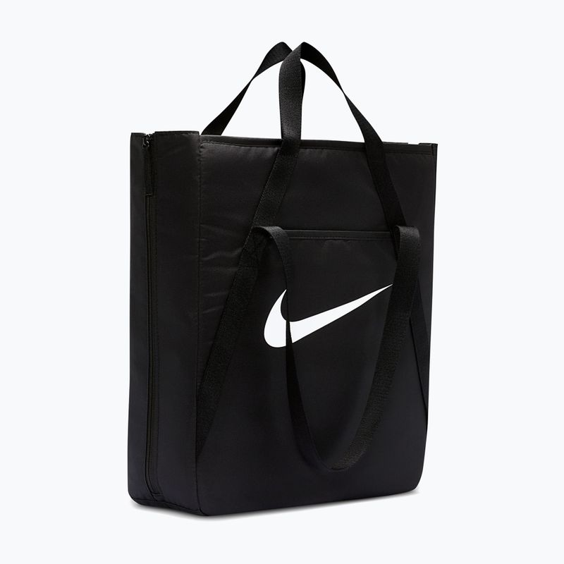 Women's training bag Nike Gym 28 l black/black/white 2