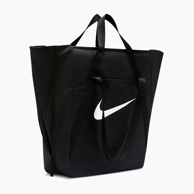 Women's training bag Nike Gym 28 l black/black/white 4