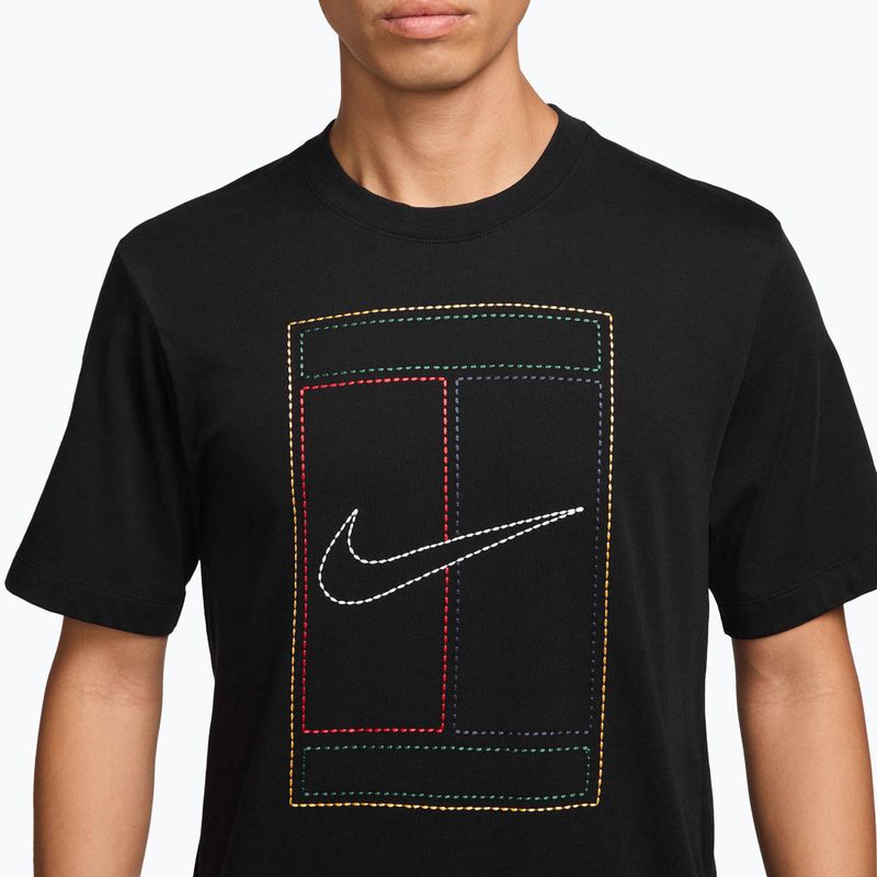 Men's T-shirt Nike Court Heritage black 3