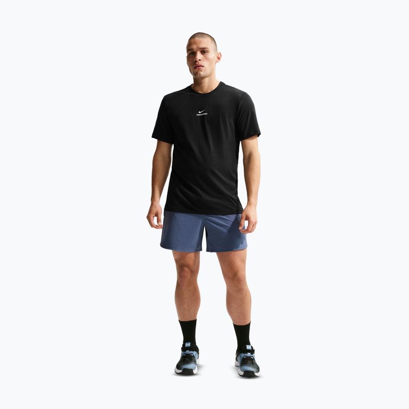 Men's training T-shirt Nike Pro Dri-Fit black/white 2