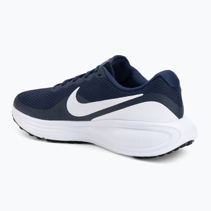 Men's running shoes Nike Revolution 8 midnight navy/white/black/pure platinum 3