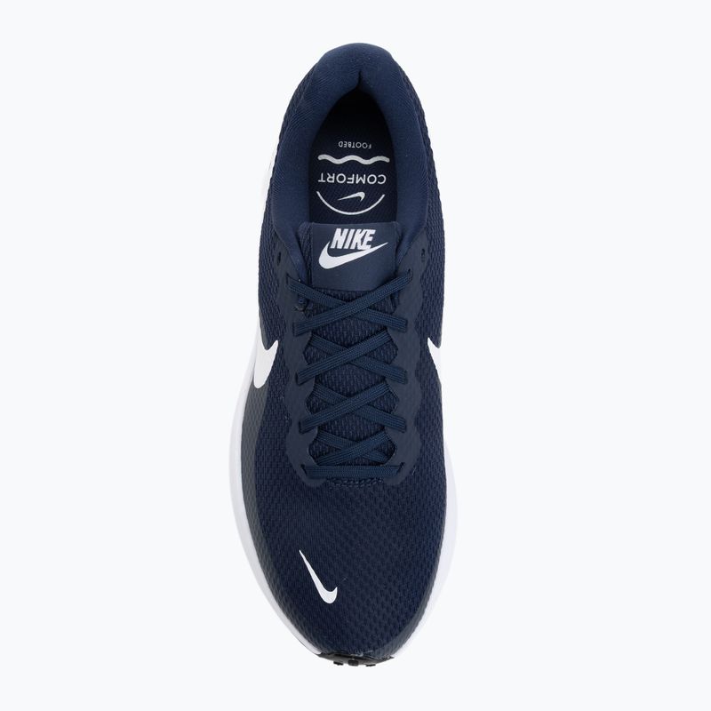 Men's running shoes Nike Revolution 8 midnight navy/white/black/pure platinum 5