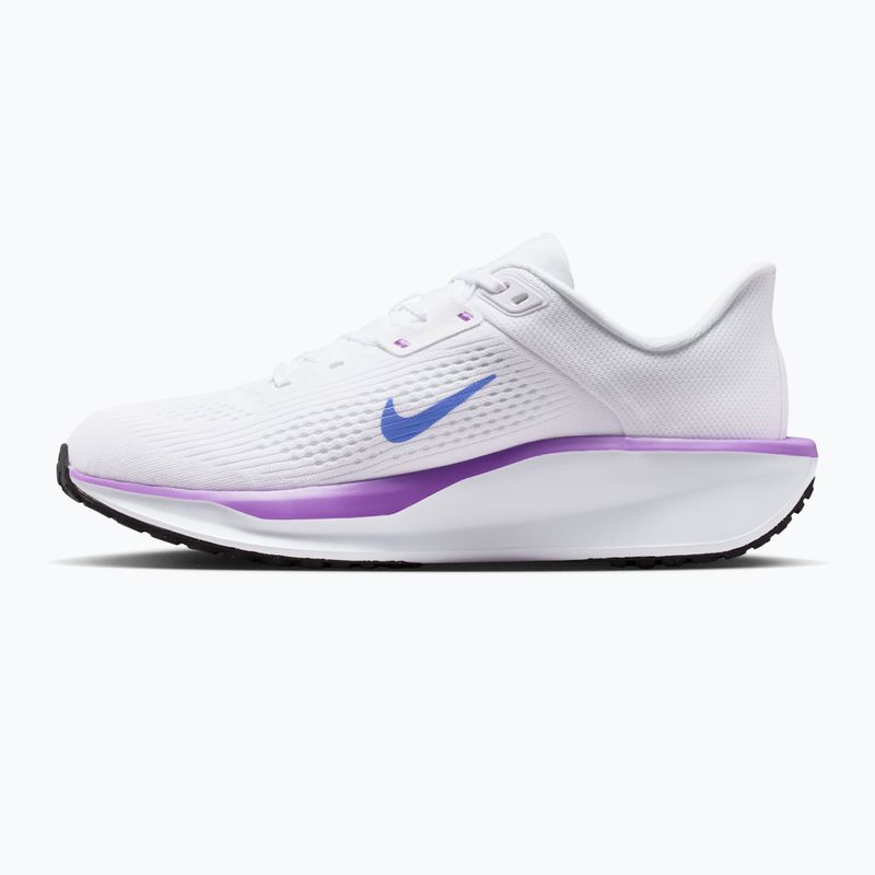 Women's running shoes Nike Quest 6 white/black/bright violet/sapphire 2
