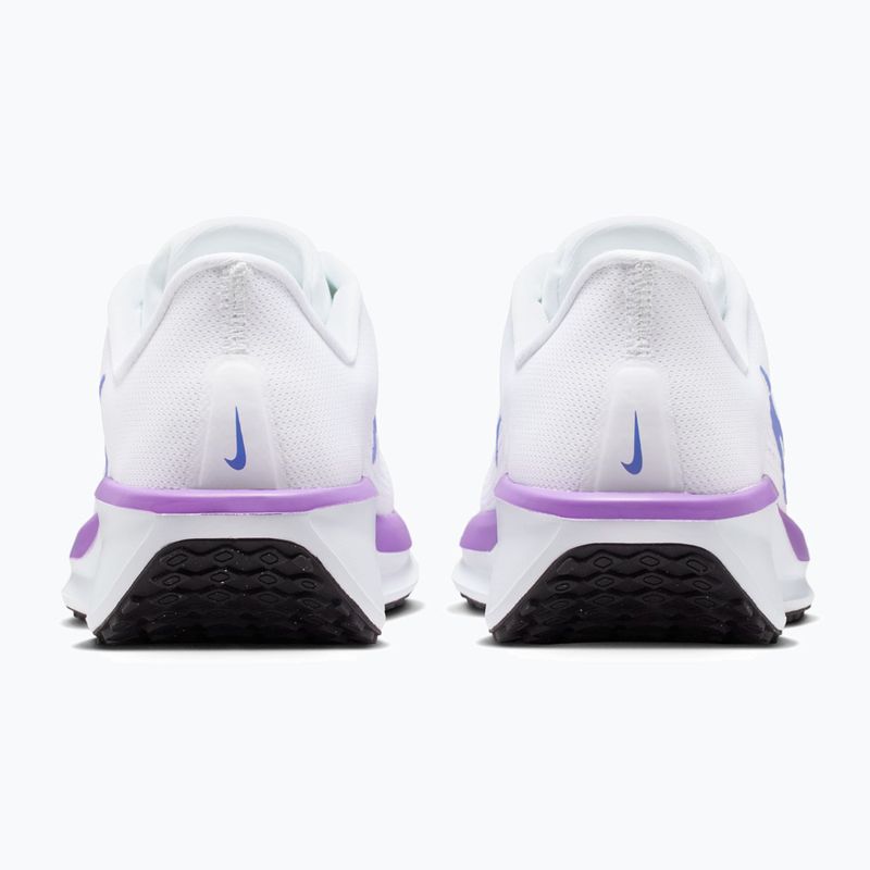 Women's running shoes Nike Quest 6 white/black/bright violet/sapphire 4