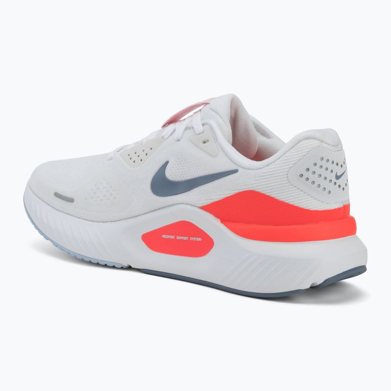 Women's running shoes Nike Structure 26 white/hot lava/hydrogen blue/ashen slate 3