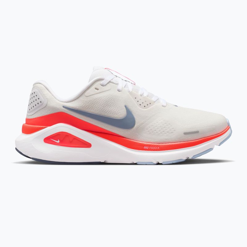 Women's running shoes Nike Structure 26 white/hot lava/hydrogen blue/ashen slate