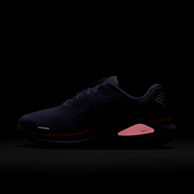 Women's running shoes Nike Structure 26 white/hot lava/hydrogen blue/ashen slate 8