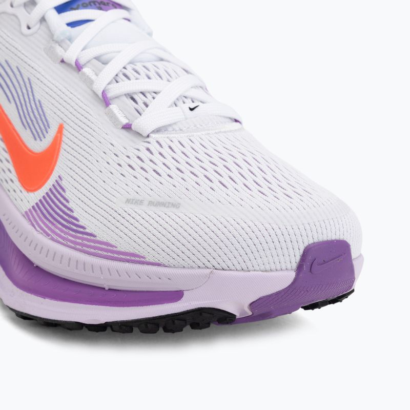 Women's running shoes Nike Vomero 18 white/violet mist/sapphire/hot lava 7