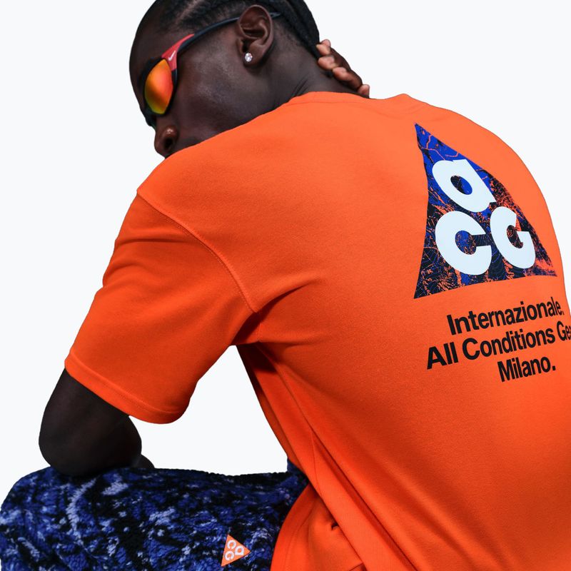 Men's football T-shirt Nike Inter Milan safety orange 5