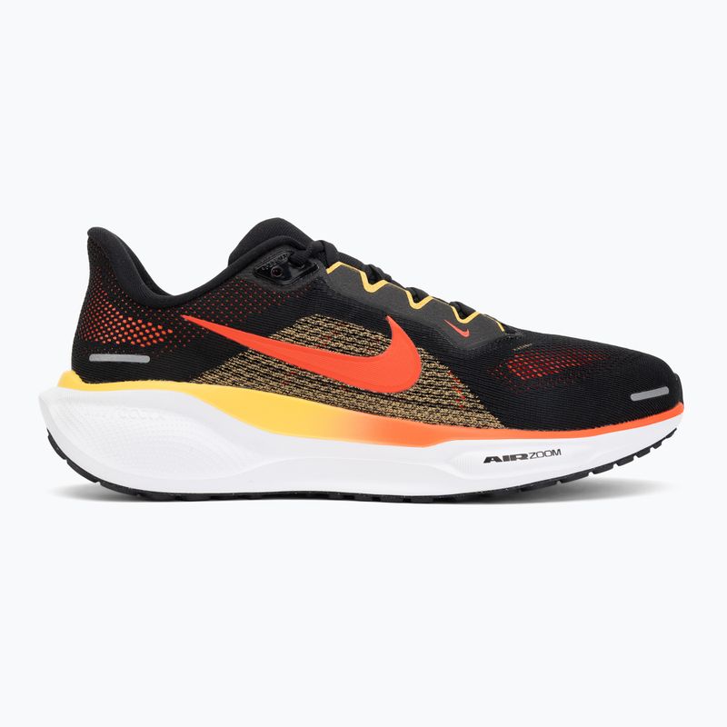 Men's running shoes Nike Pegasus 41 black/topaz gold/bright crimson 2