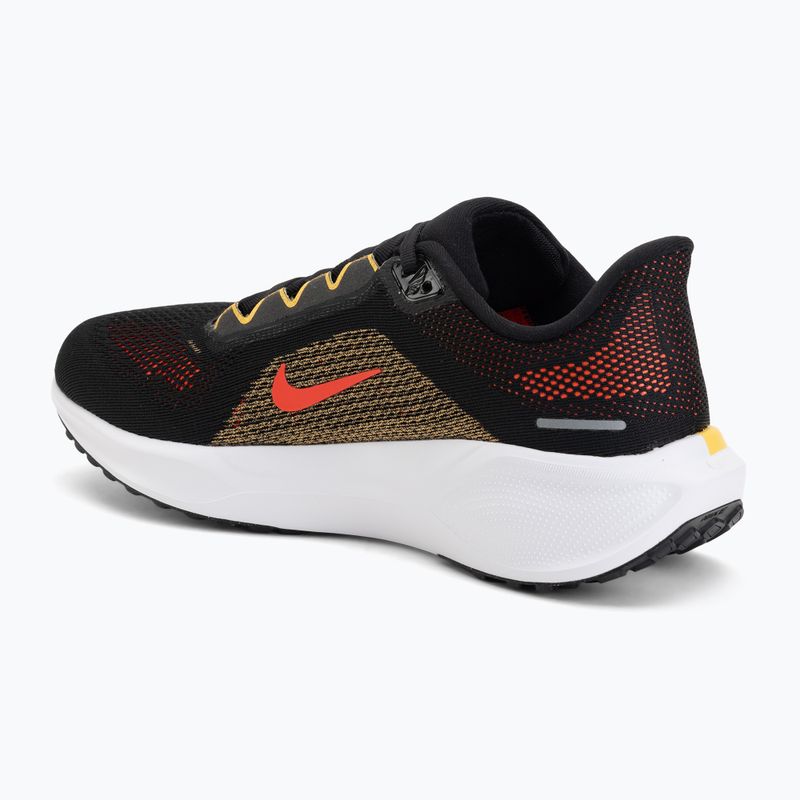 Men's running shoes Nike Pegasus 41 black/topaz gold/bright crimson 3