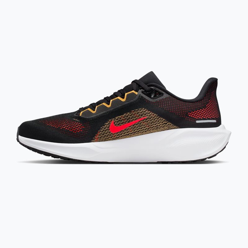 Men's running shoes Nike Pegasus 41 black/topaz gold/bright crimson 2
