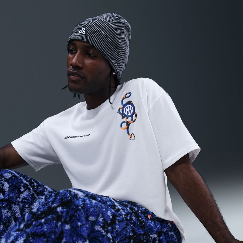 Men's football T-shirt Nike Inter Milan white 6