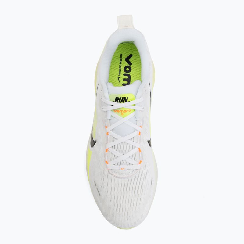 Men's running shoes Nike Vomero 18 white/volt/barely volt/black 5