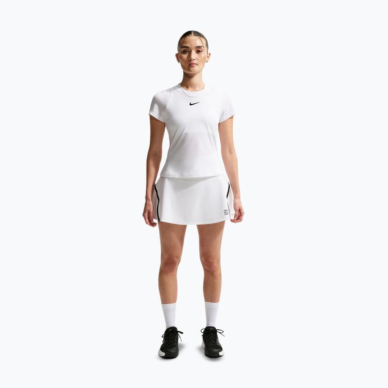 Tennis skirt Nike Court Advantage Dri-Fit High Waisted white/black 2