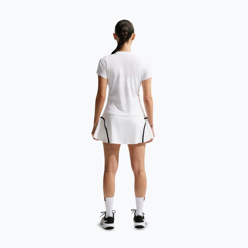 Tennis skirt Nike Court Advantage Dri-Fit High Waisted white/black 3