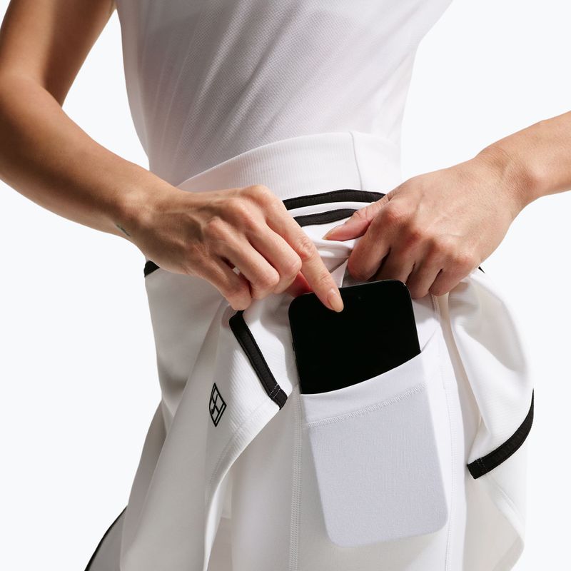 Tennis skirt Nike Court Advantage Dri-Fit High Waisted white/black 7