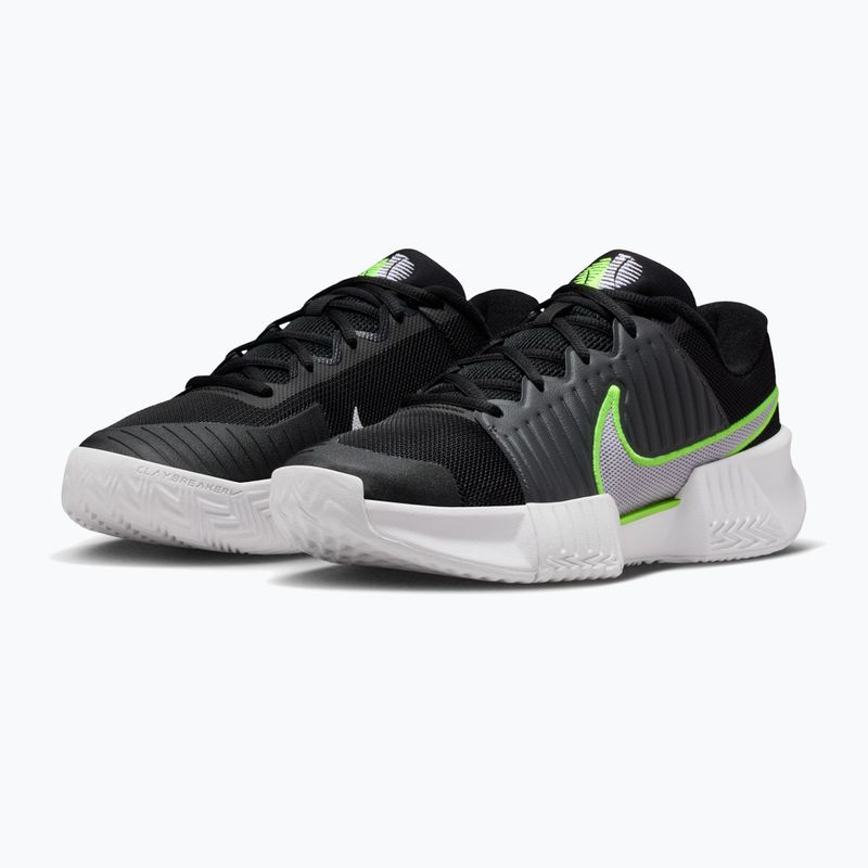 Women's tennis shoes Nike GP Challenge Pro black/anthracite/volt/white 3