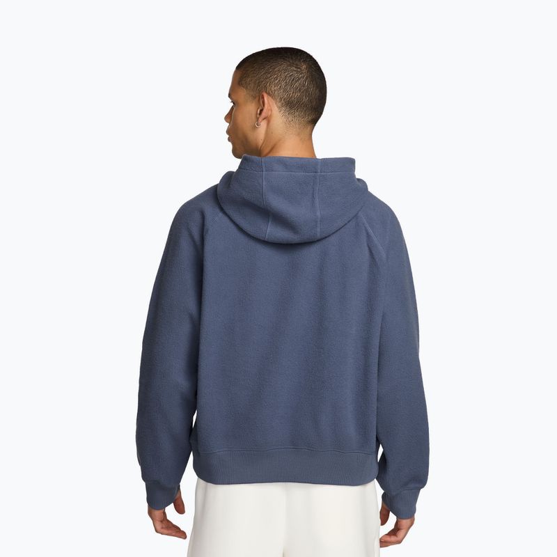Men's training sweatshirt Nike Athletic Club Dri-Fit Hoodie diffused blue/diffused blue 2