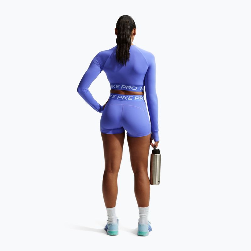 Women's shorts Nike Pro Mid-Rise Biker 3" sapphire/white 3