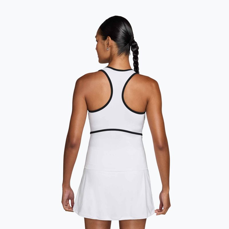 Women's tennis shirt Nike Advantage Dri-Fit Tank white/black 2