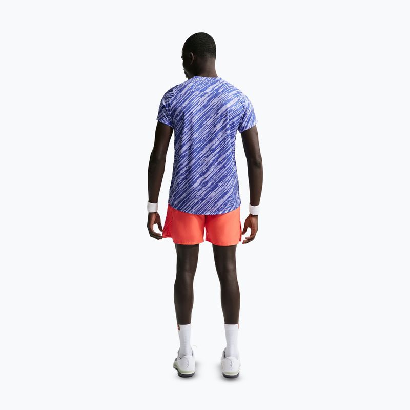 Men's tennis shorts Nike Court Dri-Fit Victory 7" turf orange/white 4