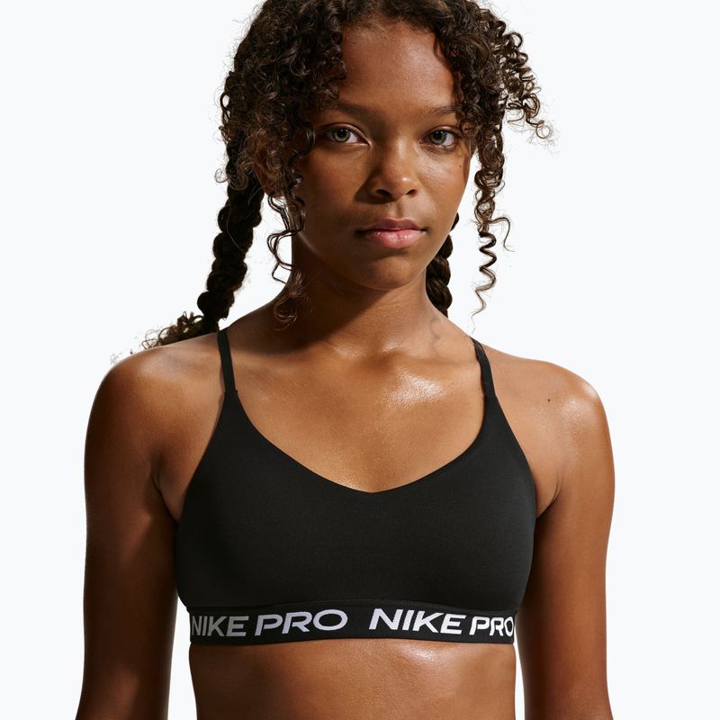 Nike Pro Indy girls' bra black 4