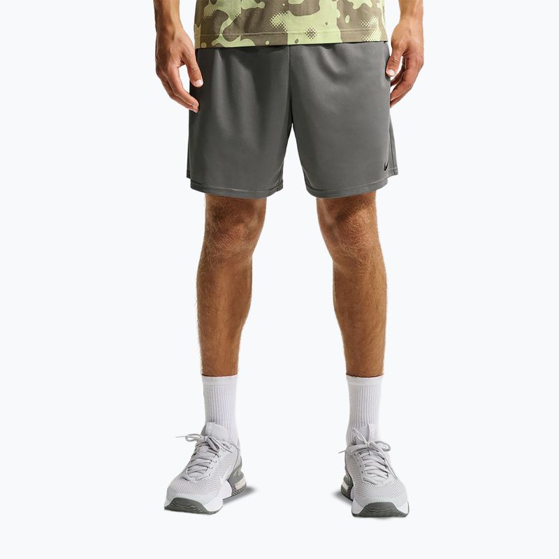 Men's training shorts Nike Flex smoke grey/black