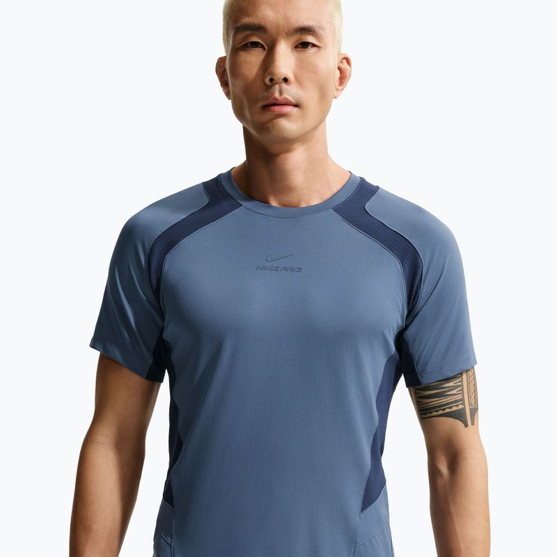 Men's training T-shirt Nike Pro Training Dri-Fit diffused blue/diffused blue 4