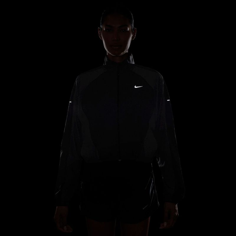 Women's running jacket Nike Swift UV Repel black/iron grey 4