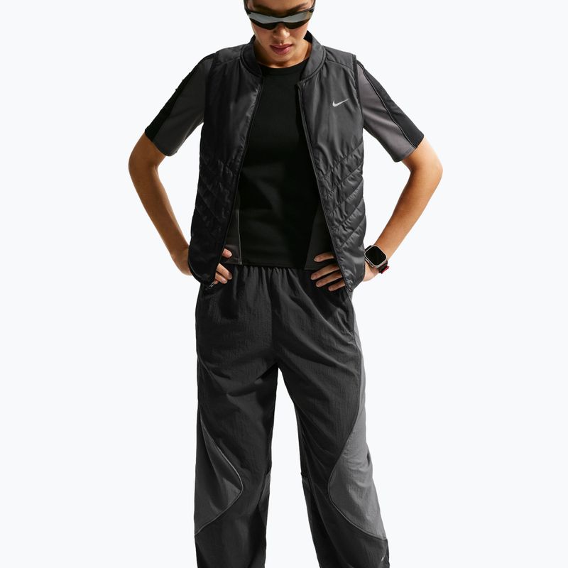 Women's running trousers Nike Swift UV Repel Mid-Rise black/iron grey 4