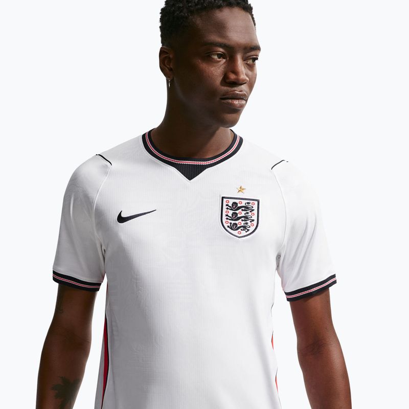 Men's football shirt Nike England 2026 Stadium Home white/speed red/obsidian/obsidian 4