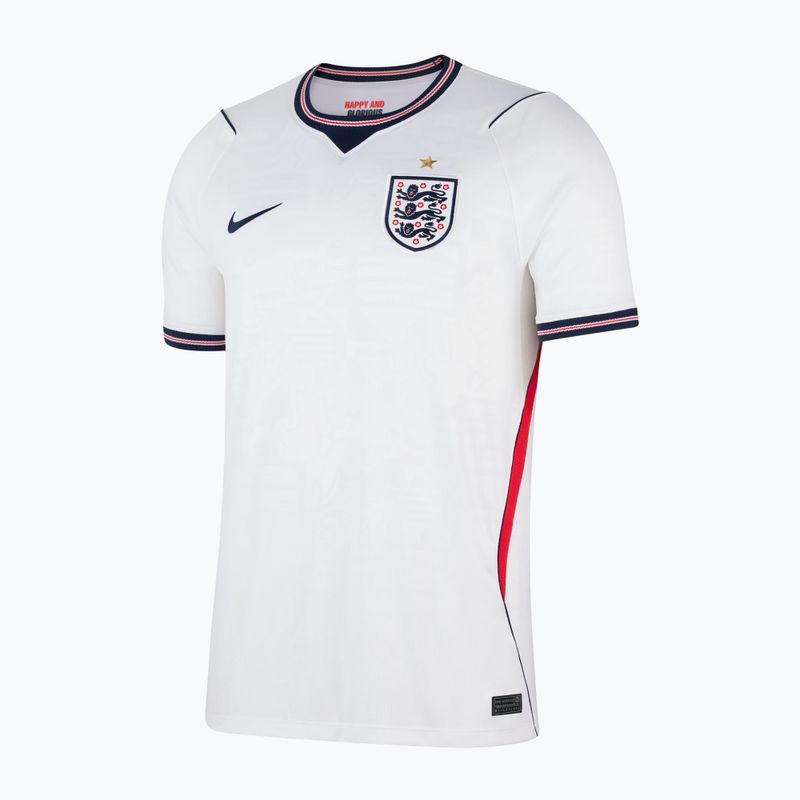 Men's football shirt Nike England 2026 Stadium Home white/speed red/obsidian/obsidian 7