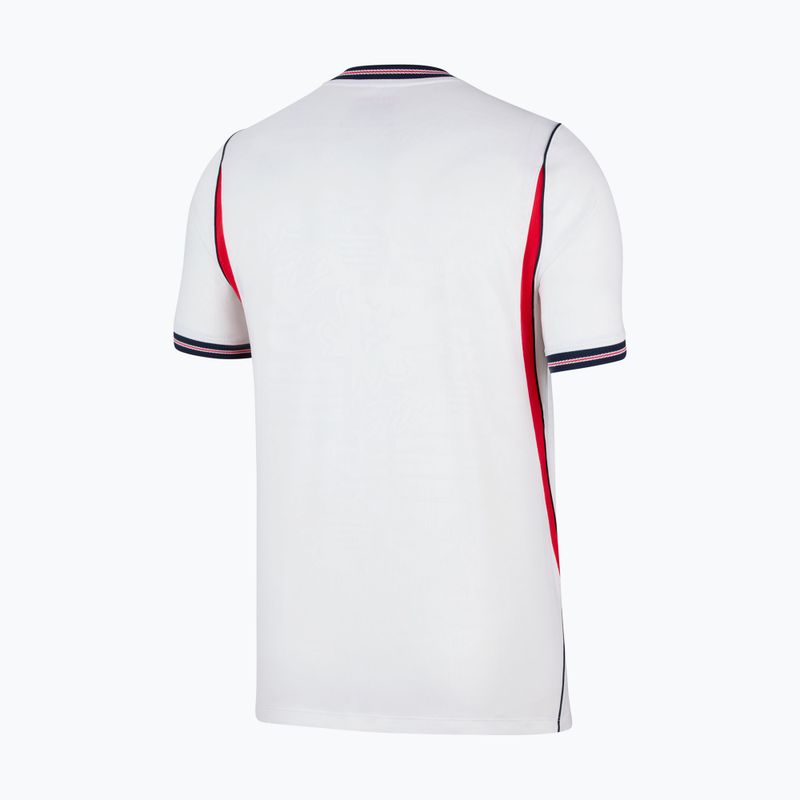 Men's football shirt Nike England 2026 Stadium Home white/speed red/obsidian/obsidian 8