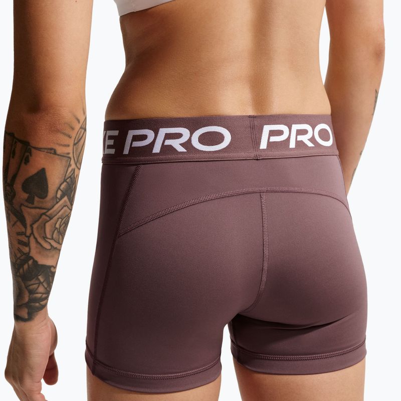 Women's shorts Nike Pro Mid-Rise Biker 3" tattoo/white 5