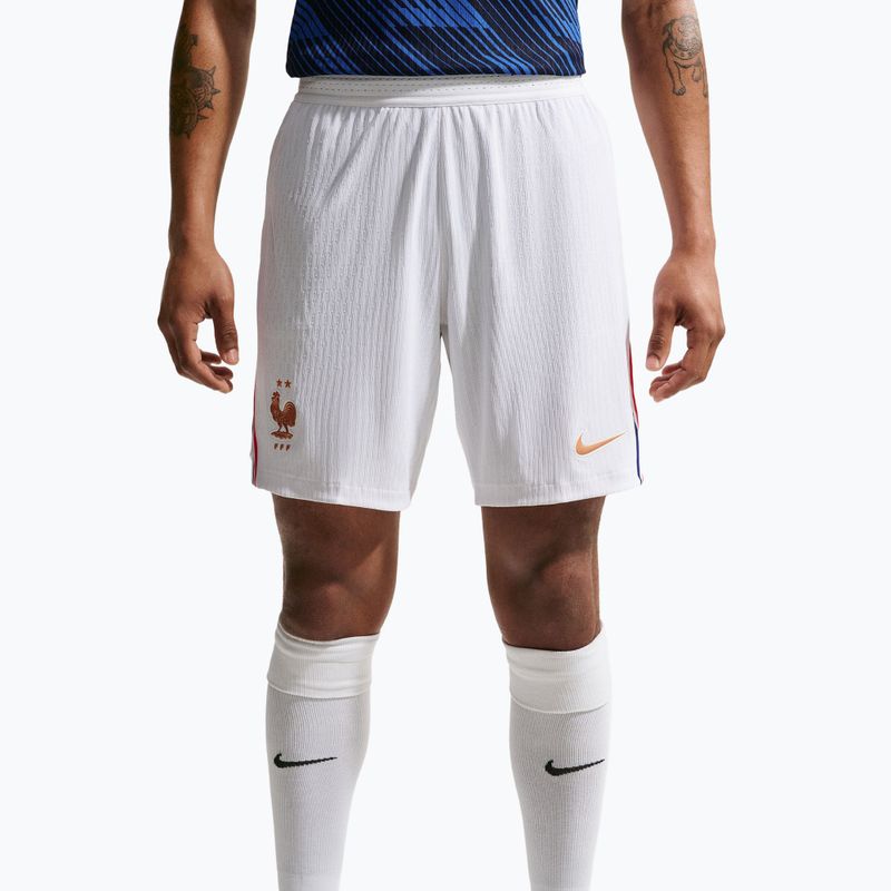 Men's football shorts Nike FFF 2026/27 Match Home white/metallic copper 5