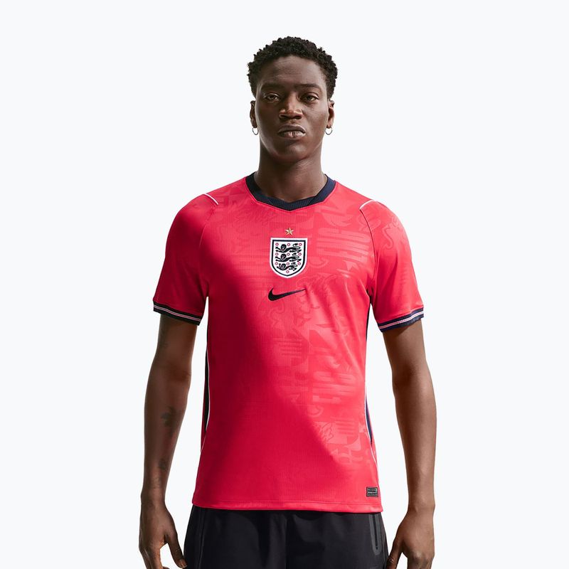 Men's football shirt Nike England 2026 Stadium Away speed red/obsidian/white/obsidian