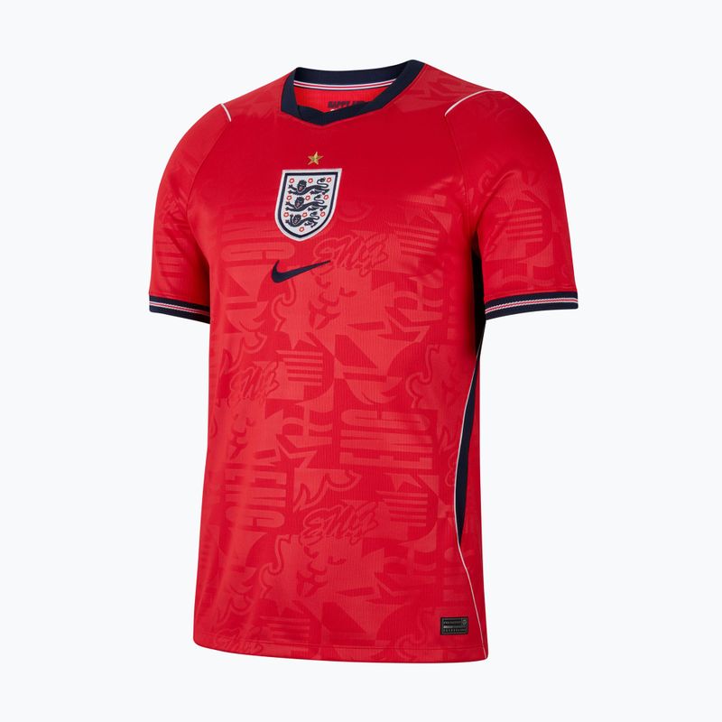Men's football shirt Nike England 2026 Stadium Away speed red/obsidian/white/obsidian 7