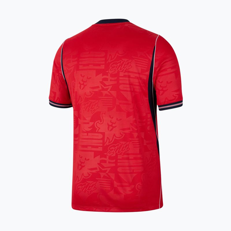 Men's football shirt Nike England 2026 Stadium Away speed red/obsidian/white/obsidian 8